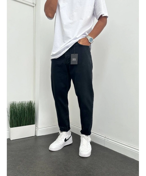 Erkek Boy Frend Kot Pantolon- Füme