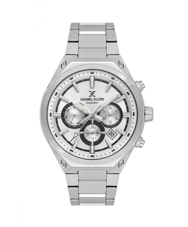 Erkek D.K 101118-1 Metal Kordonlu Exclusive Erkek Kol Saati -Gri