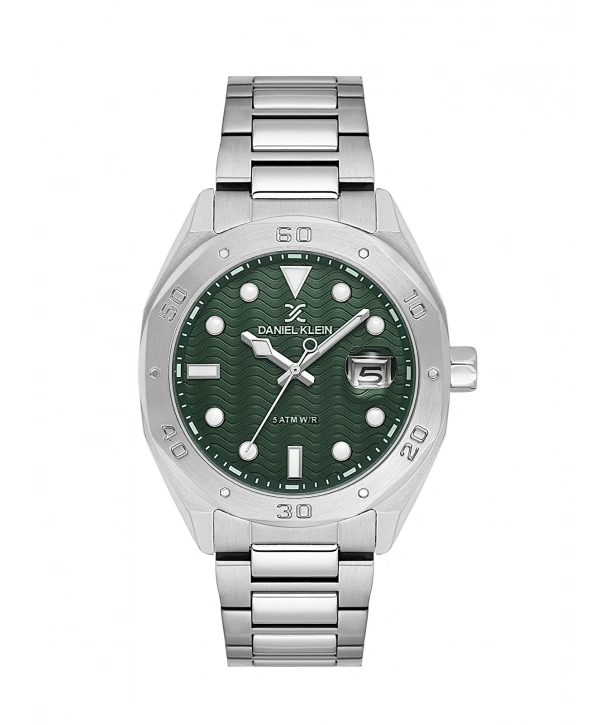 Erkek D.K 14076-2 Metal Kordonlu Exclusive Erkek Kol Saati -Gri Siyah