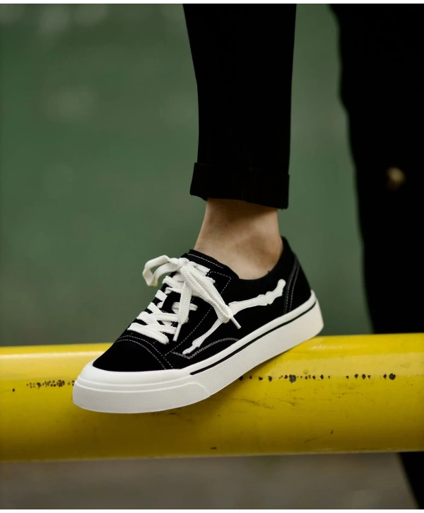 Erkek Eva Taban Günlük Vans Ayakkabı - Siyah