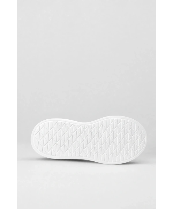 Erkek Eva Taban Sneakers Ayakkabı- Kahve Beyaz