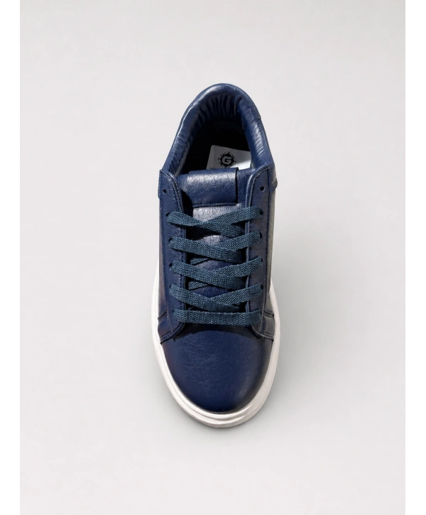 Erkek Eva Taban Sneakers Ayakkabı- Lacivert