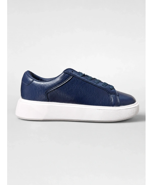 Erkek Eva Taban Sneakers Ayakkabı- Lacivert