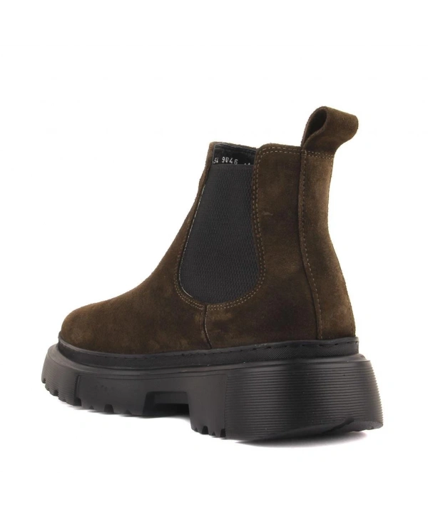 Erkek Eva Taban Suet Deri Bot - Kahverengi