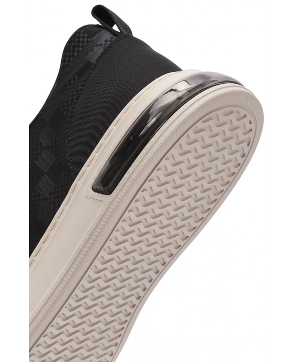 Erkek Günlük Ortopedik Akıllı Taban Spor Ayakkabı- Siyah