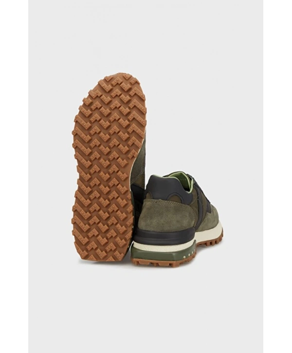 Erkek Günlük Ortopedik Akıllı Taban Spor Ayakkabı- Yeşil