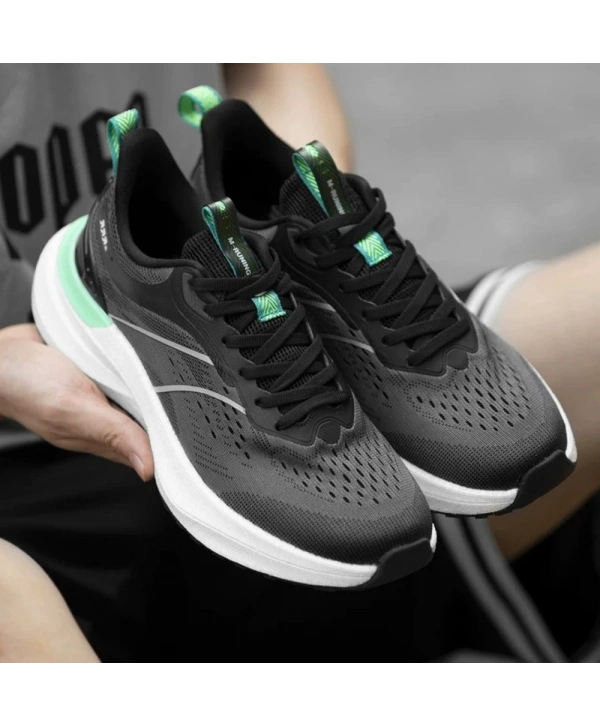 Erkek Günlük Ortopedik Bez Spor Ayakkabı- Füme