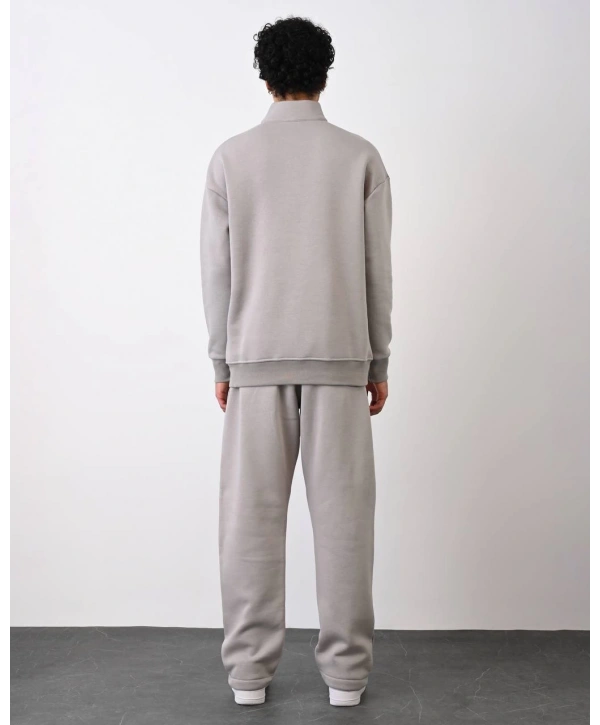 Erkek İçi Şardonlu Bagy Pantolon - Gri