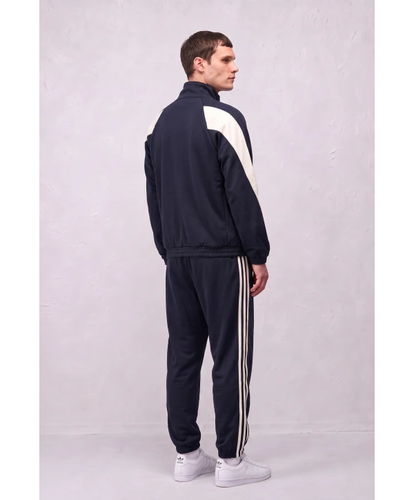 Erkek Normal Adidas Fermuarlı EşofmanTakım - Siyah