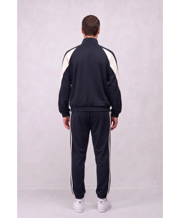 Erkek Normal Adidas Fermuarlı EşofmanTakım - Siyah