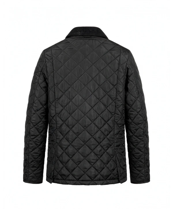 Erkek Normal Kalıp Jel Dolgu Bomber Mont- Siyah