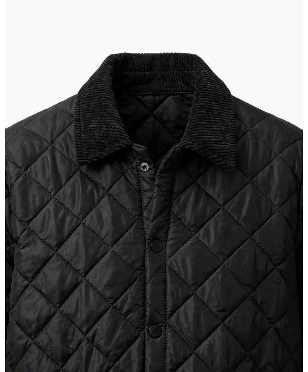 Erkek Normal Kalıp Jel Dolgu Bomber Mont- Siyah