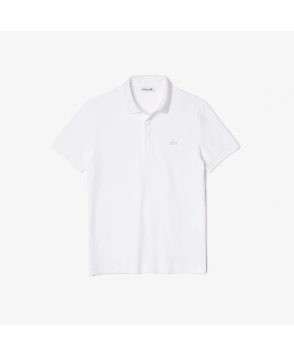 Erkek Polo Yaka Lacoste Pamuk Tişört - Beyaz