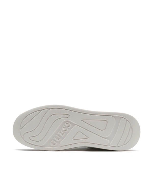 Erkek Snekars Guees Günlük Deri Spor Ayakkabı- Beyaz-Siyah