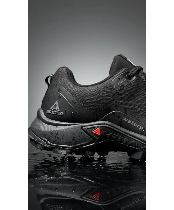 Erkek Su Geçirmez Outdoor Spor Ayakkabı- Siyah