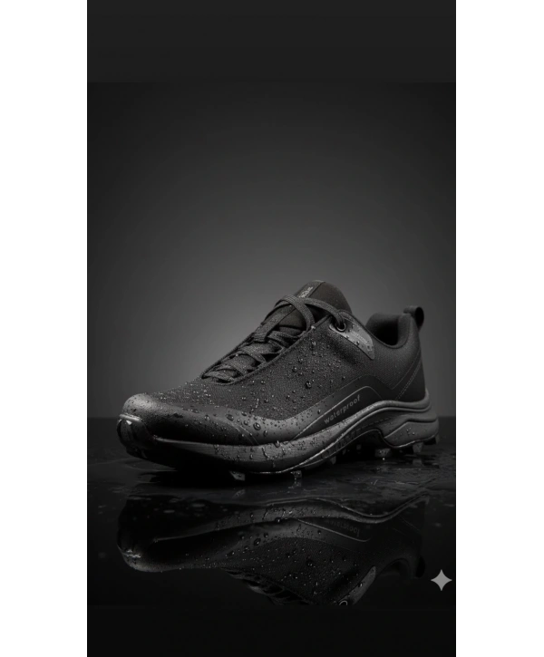 Erkek Su Geçirmez Outdoor Spor Ayakkabı- Siyah