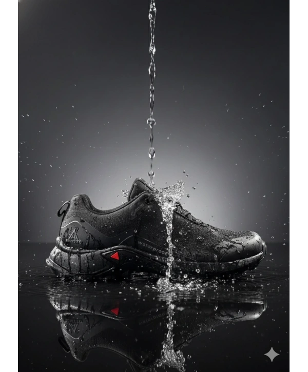 Erkek Su Geçirmez Outdoor Spor Ayakkabı- Siyah