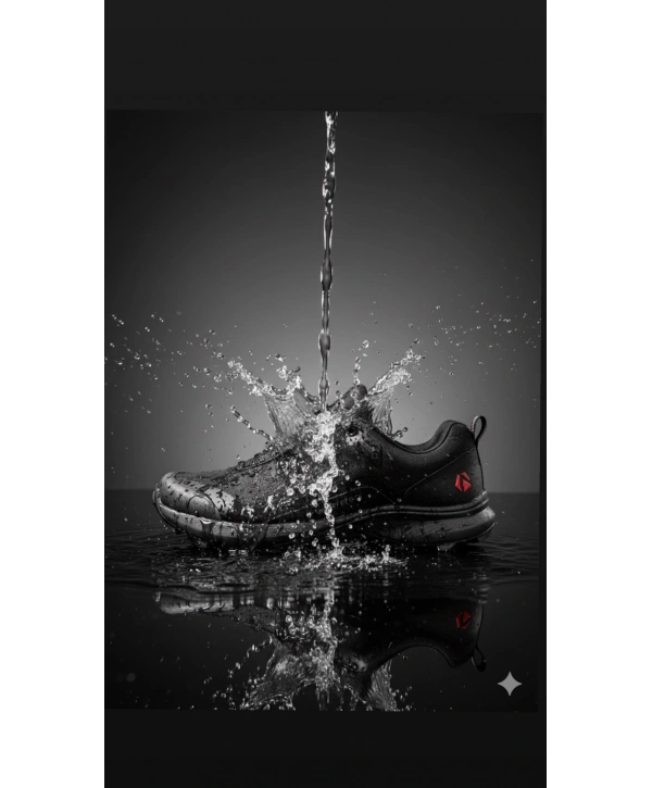 Erkek Su Geçirmez Outdoor Spor Ayakkabı- Siyah