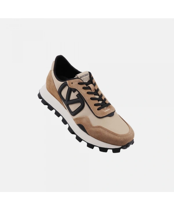 Erkek Valentino Modeli Günlük Deri Spor Ayakkabı- Siyah