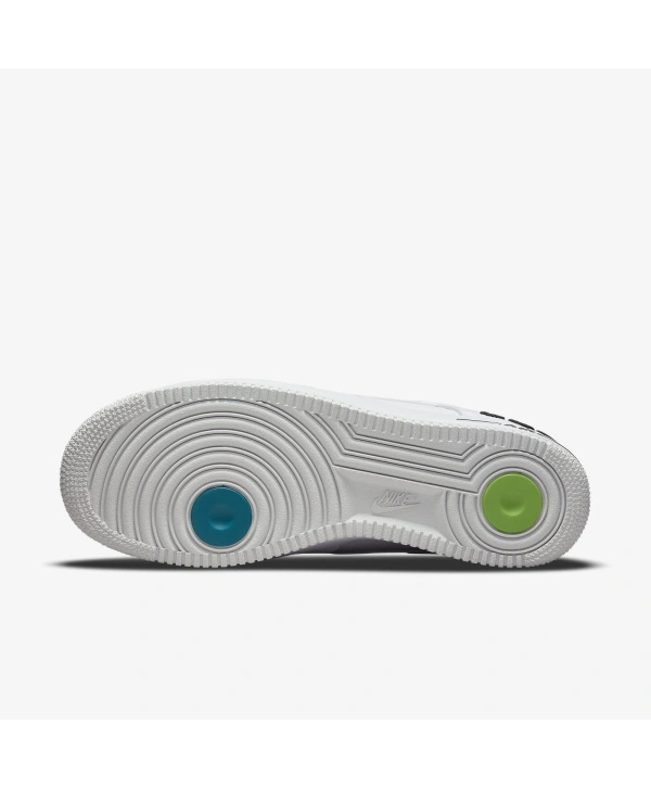 Unisex Deri Airforce 107 LV8 3 GS Peace Love Günlük Spor Ayakkabı-Beyaz