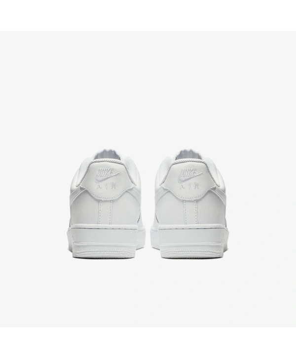 Unisex Deri Airforce Günlük Spor Ayakkabı-Beyaz-Beyaz