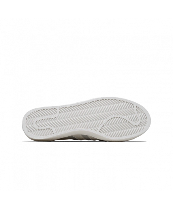 Unisex Deri Superstar Günlük Spor Ayakkabı-Beyaz - Gri