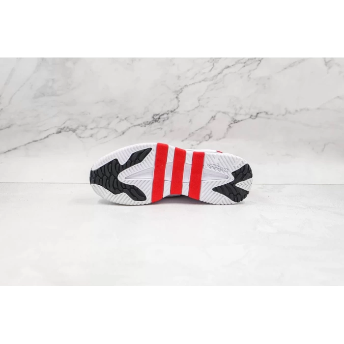 Erkek Adidas Nitebal Renkli Spor Ayakkabı -Krmızı Beyaz