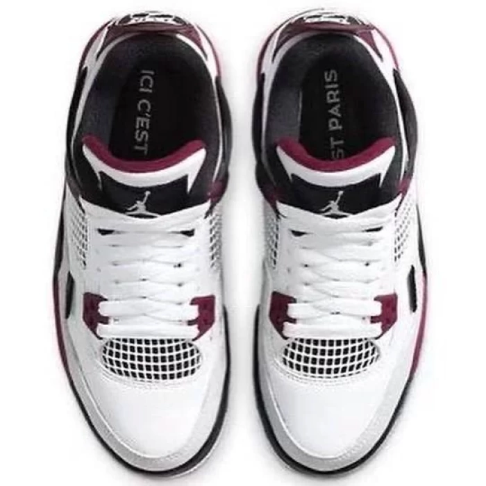 Nıke Aır Jordan 4 Retro Spor Ayakkabı - Beyaz-Mor