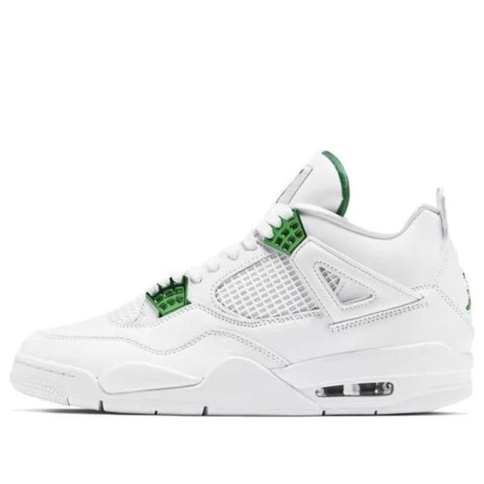 Nıke Aır Jordan 4 Retro Spor Ayakkabı - Beyaz-Yeşil