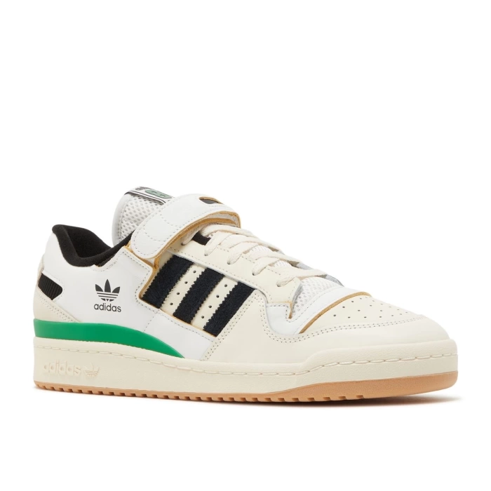 Erkek Adidas Forum 84 Low Brown İthal Spor Ayakkabı -Krem -Yeşil