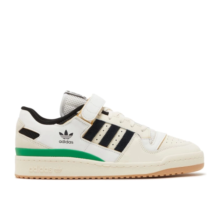 Erkek Adidas Forum 84 Low Brown İthal Spor Ayakkabı -Krem -Yeşil