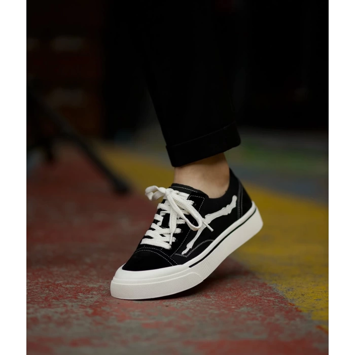 Erkek Eva Taban Günlük Vans Ayakkabı - Siyah