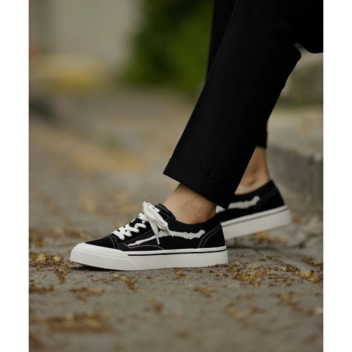 Erkek Eva Taban Günlük Vans Ayakkabı - Siyah