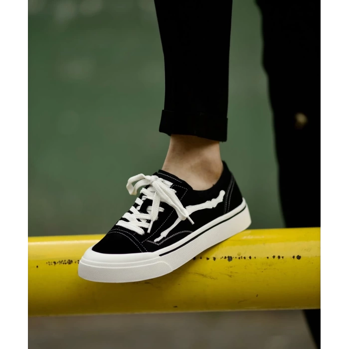 Erkek Eva Taban Günlük Vans Ayakkabı - Siyah