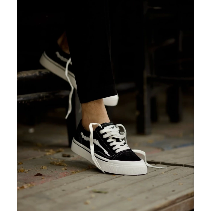 Erkek Eva Taban Günlük Vans Ayakkabı - Siyah