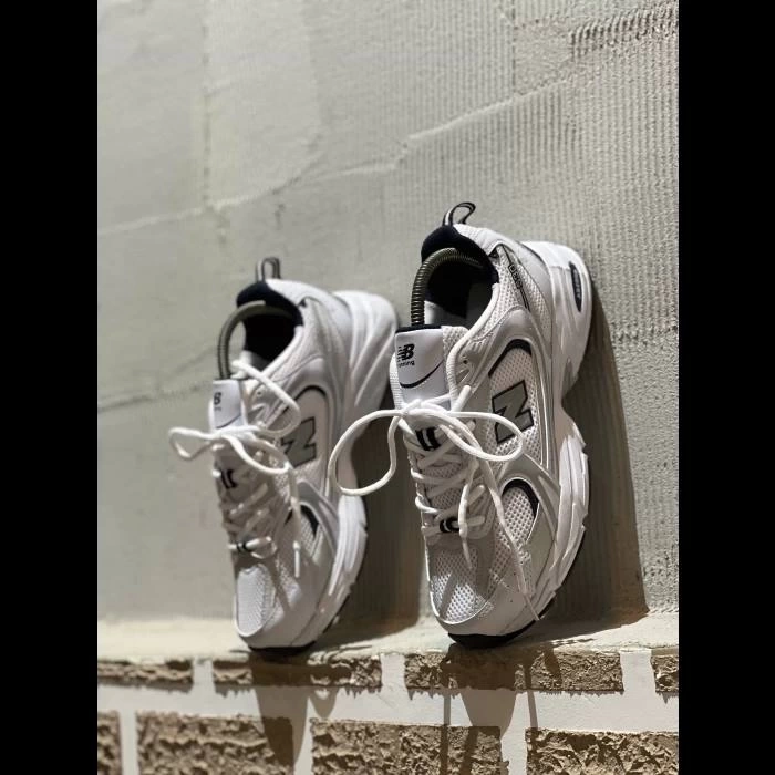 Erkek New Balance 530 İthal Spor Ayakkabı Beyaz -Lacivert