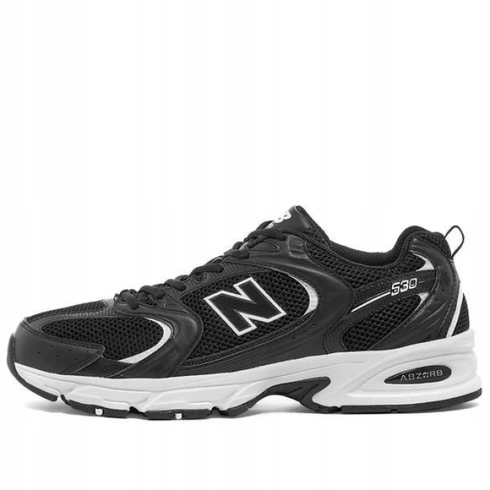 Erkek New Balance 530 İthal Spor Ayakkabı Siyah -Beyaz