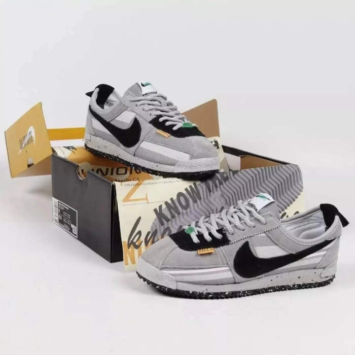 Erkek Nike Cortez Un/La Ayakkabı - Gri