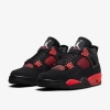 Nıke Aır Jordan 4 Retro Spor Ayakkabı - Siyah-Kırmızı