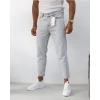 Erkek Boyfriend Kar Yıkama Likrasız Kot Pantolon - Açık Gri