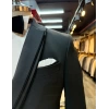 Erkek Dar Kesim Slimfit Kırlangıç Yaka Damatlık Takım Elbise-Siyah