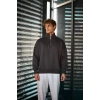 Erkek Yakası Fermuarlı İçi Şardonlu Sweatshirt - Siyah