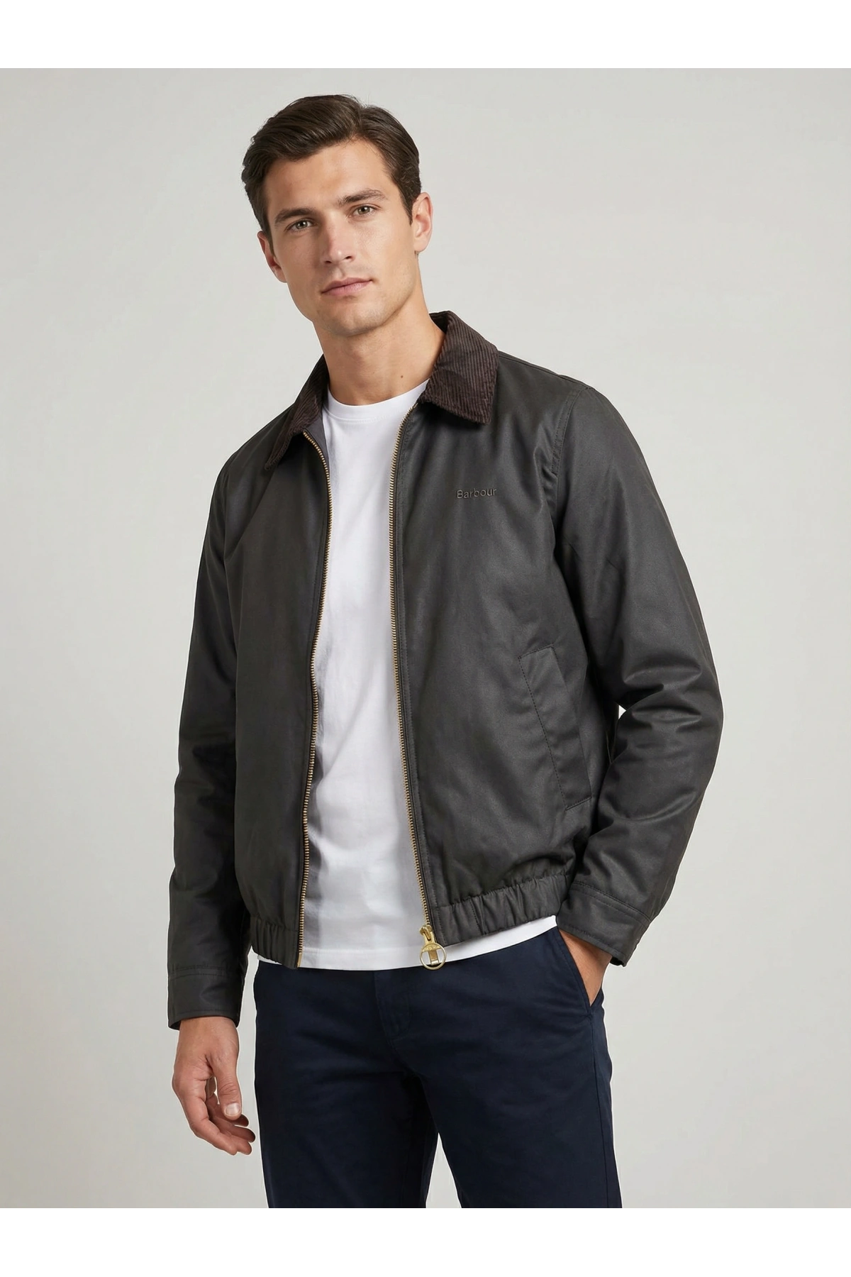 Erkek Normal Kalıp Jel Dolgu Bomber Mont- Kahverengi