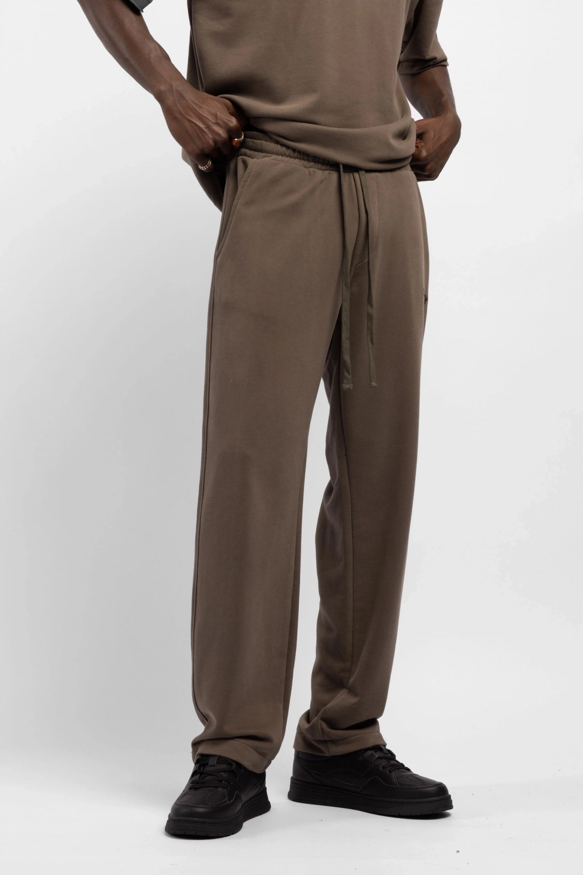 Erkek Beli Lastikli Bagy Eşofman- Haki