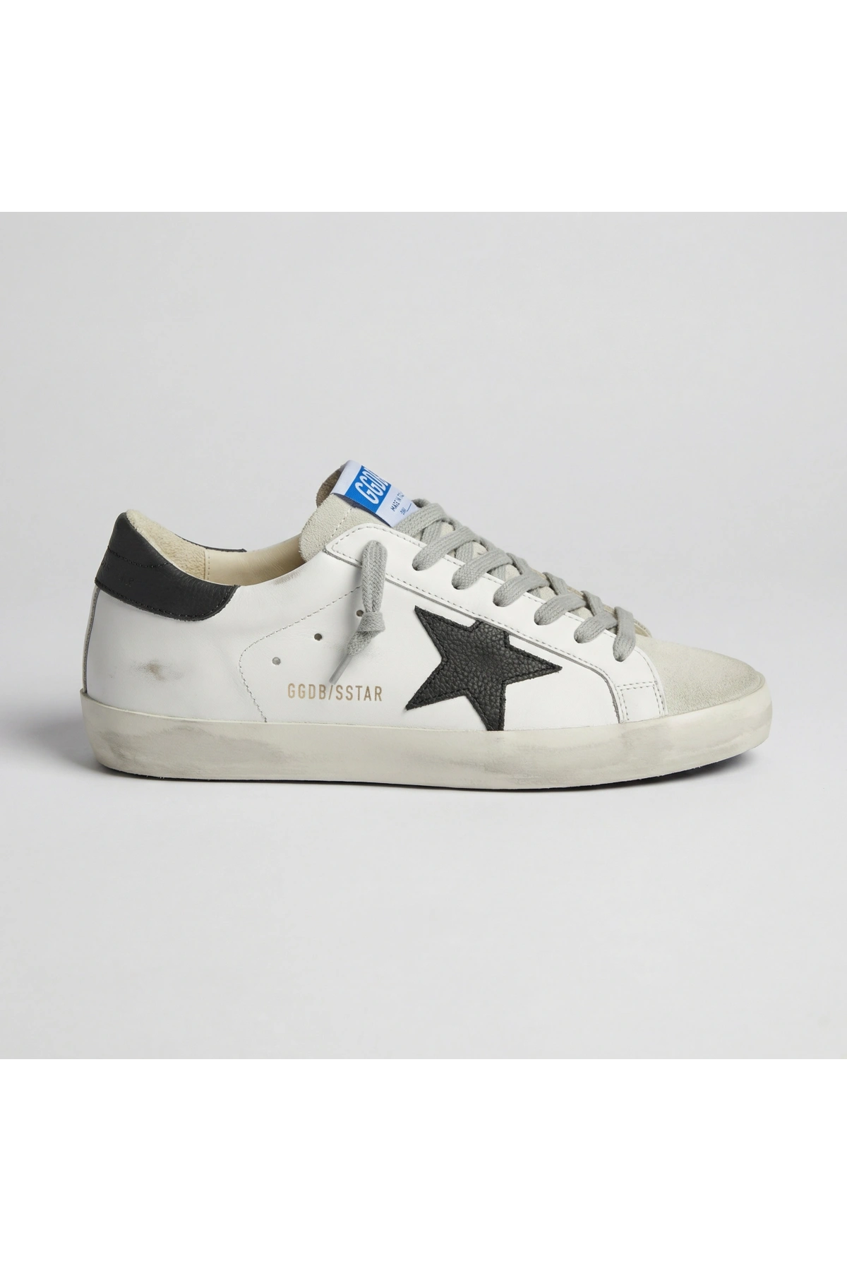 Golden Rose Hakiki Deri Logolu Sneaker Erkek Ayakkabı -Beyaz