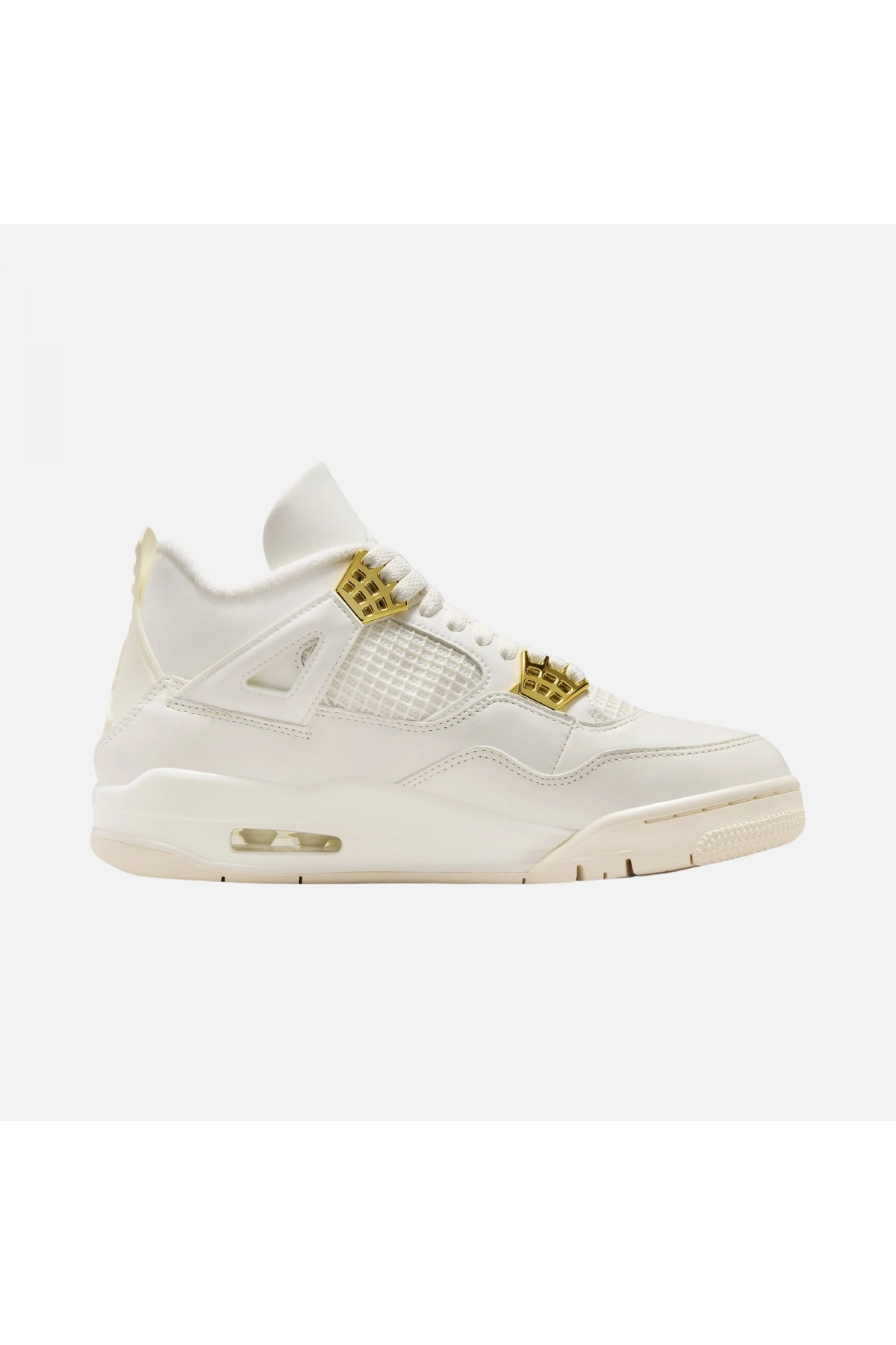 Nıke Aır Jordan 4 Retro Spor Ayakkabı - Beyaz Gold
