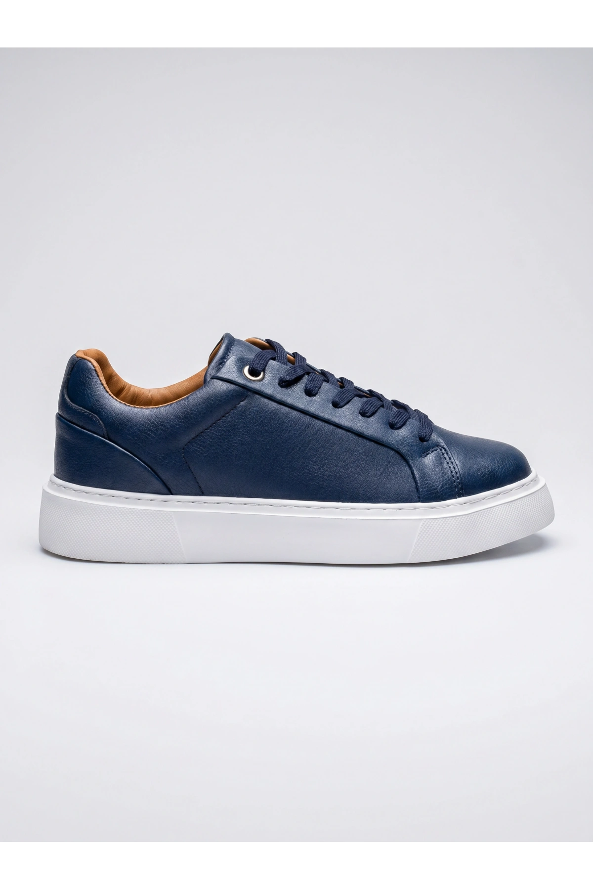 Erkek Eva Taban Sneakers Ayakkabı- Lacivert-Beyaz