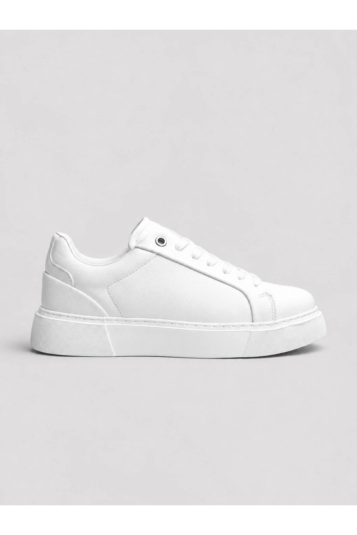 Erkek Eva Taban Sneakers Ayakkabı- Beyaz-Beyaz