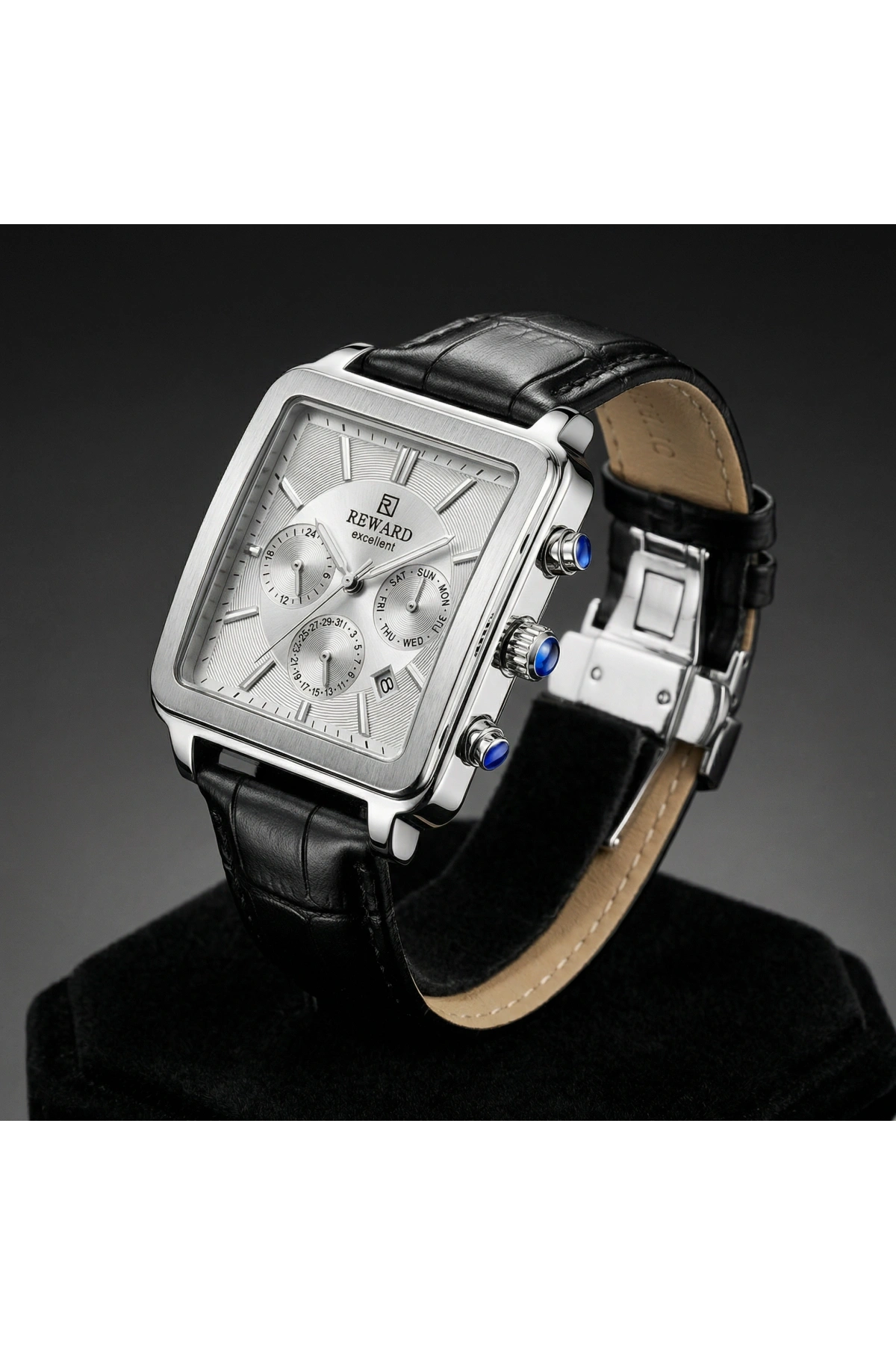 A147501 Deri Kordonlu Excellent Erkek Kol Saati - Siyah