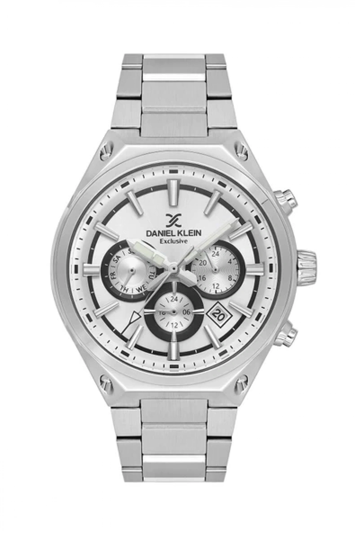 Erkek D.K 101118-1 Metal Kordonlu Exclusive Erkek Kol Saati -Gri